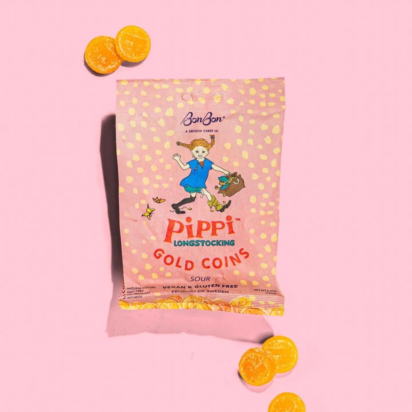 BonBon NYC Pippi Longstocking Gold Coins