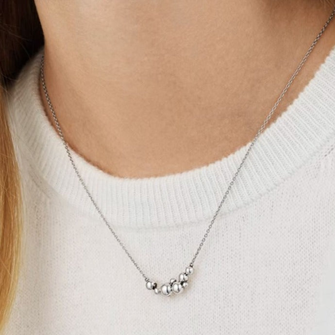 Georg Jensen GRAPE PENDANT 551L STERLING SILVER, OXIDISED