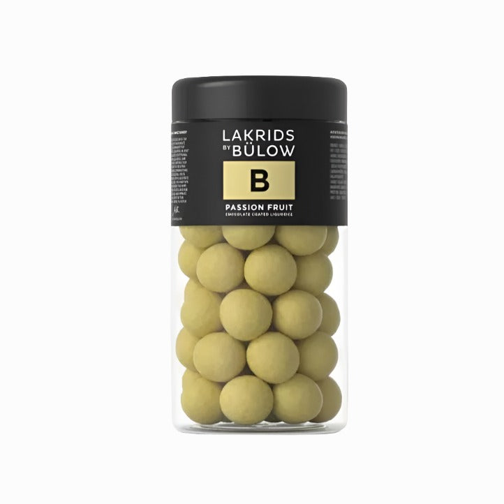 Lakrids By Bulow Small B Passionfruit Coated Liquorice