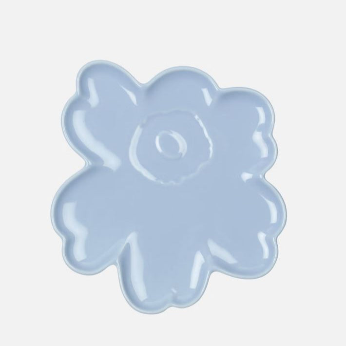 Marimekko Unikko shape plate 20cm Blue – nordicmuseum