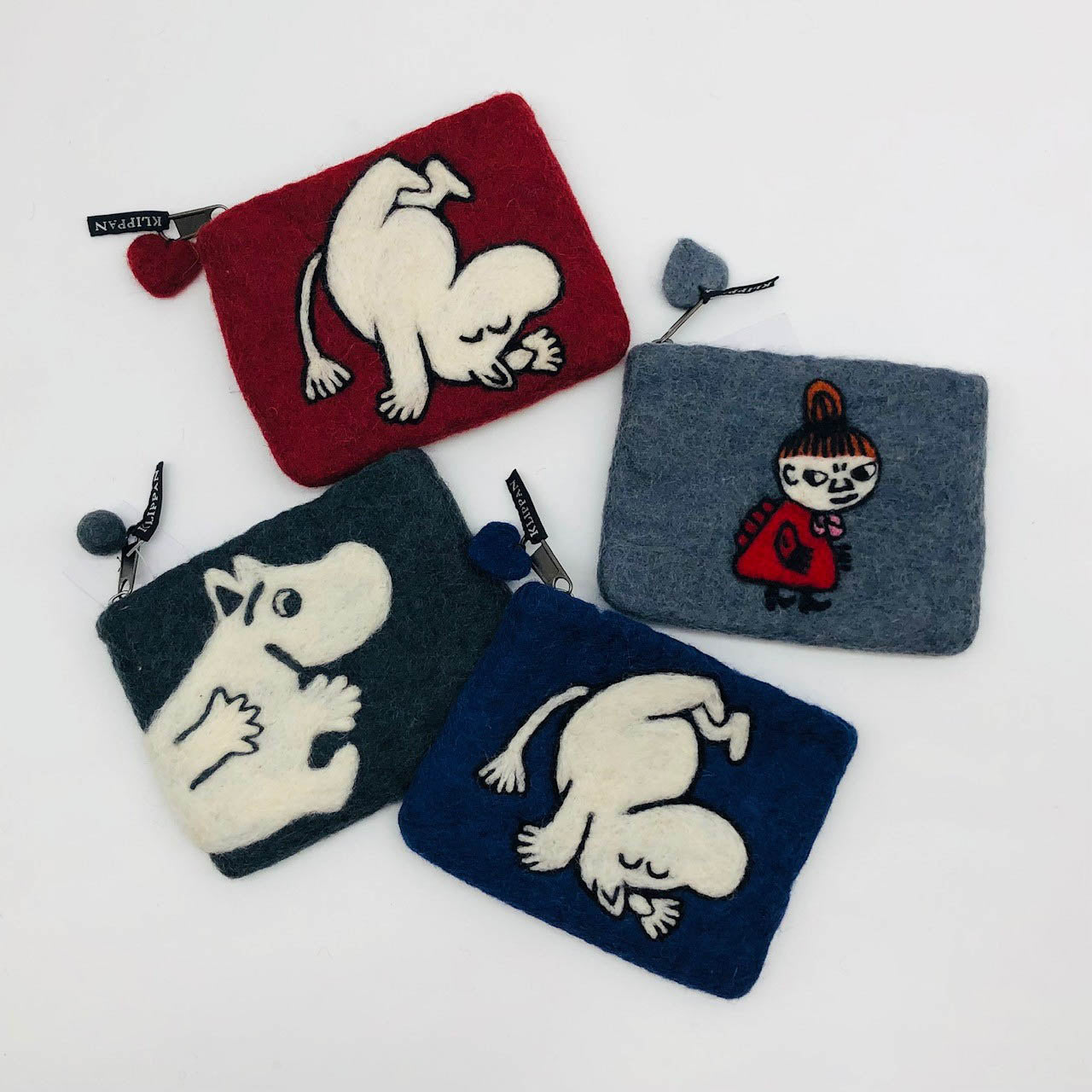 Klippan Felted Wool Coin Purse Moomin