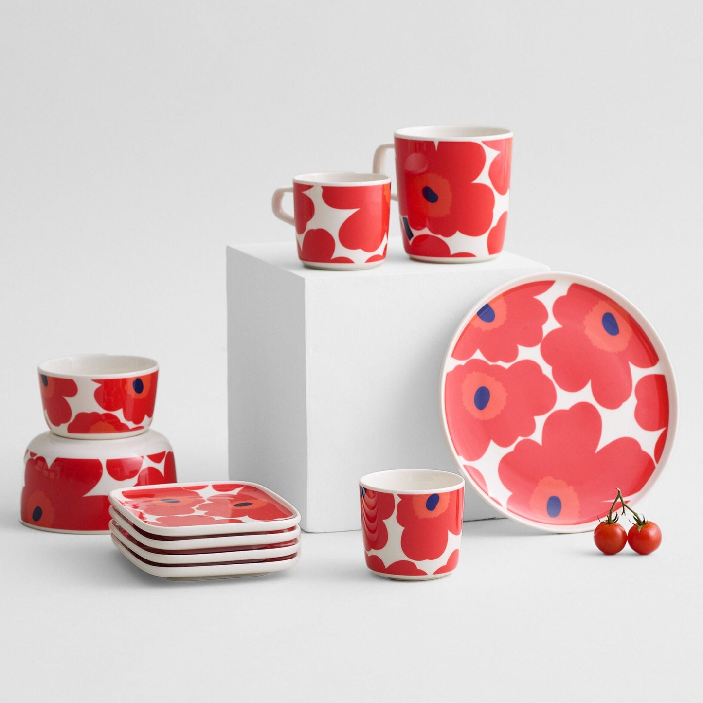 Marimekko Red Oiva Unikko Large Mug 4dl