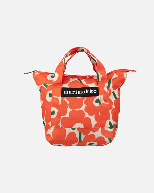 Marimekko Mini Unikko Cosmetic Bag orange,white, green