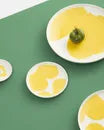 Marimekko ISO UNIKKO PLATE 13.5 CM white, spring yellow