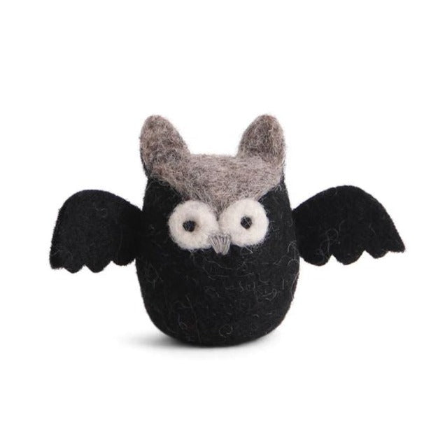 En Gry & Sif Felt Halloween Black Owl