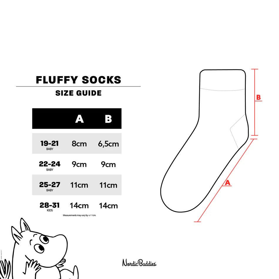 Nordicbuddies Fluffy baby socks