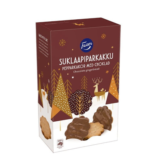 Fazer "Suklaapiparkakku" Chocolate gingerbread cookies