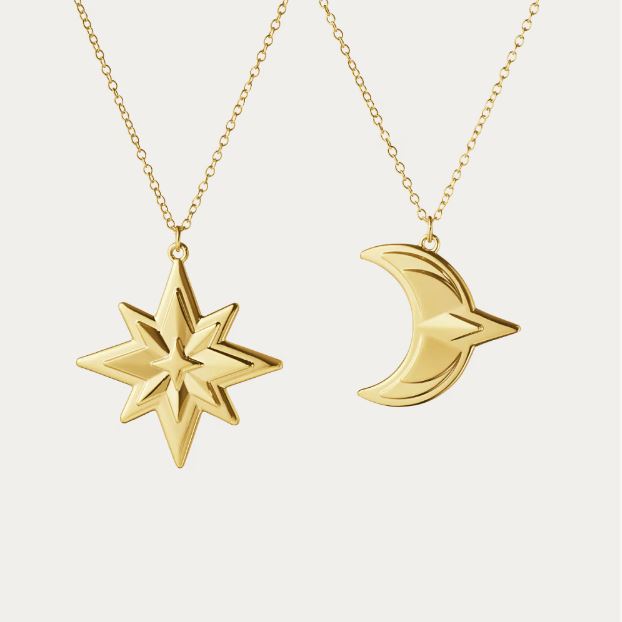 Georg Jensen 2024 ORNAMENT STAR & MOON Set