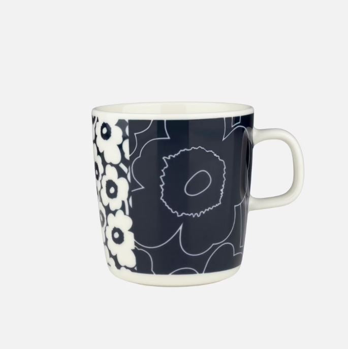 Marimekko Oiva / Unikko Kollaasi mug 4 dl