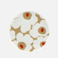 Marimekko Unikko Plate 20cm White/Beige/Red