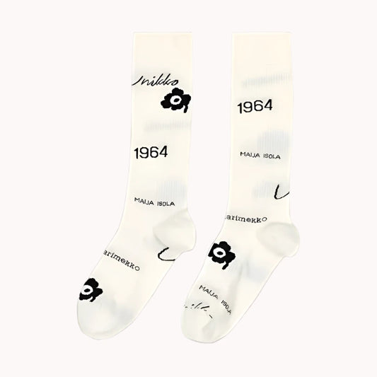 Marimekko Kioski Detsku I Unikko Tribute socks