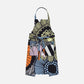 Marimekko Siirtolapuutarha apron wt, lt.yellow, orange, Blue