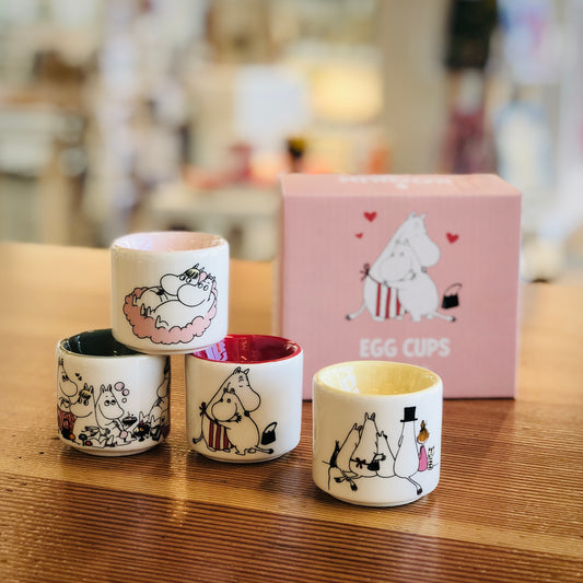 Moomin Egg Cups, Moomin Love Set of 4