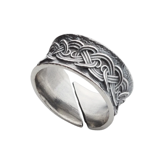 Sylvsmidja Audbjorn Ring, Oxidised silver