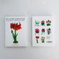 Christmas Flowers Card Folder, 8 cards