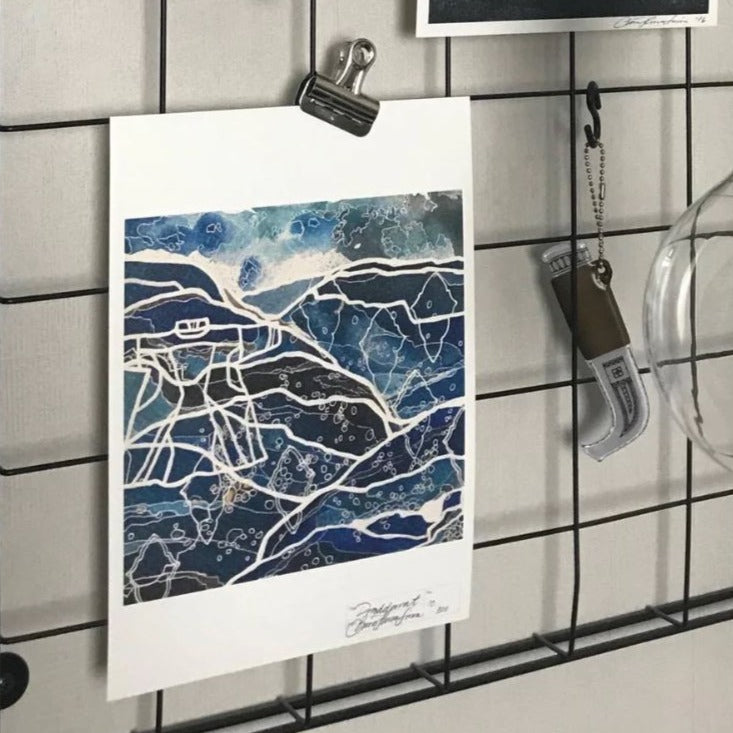 Erica Huuva Art Card/Mountain
