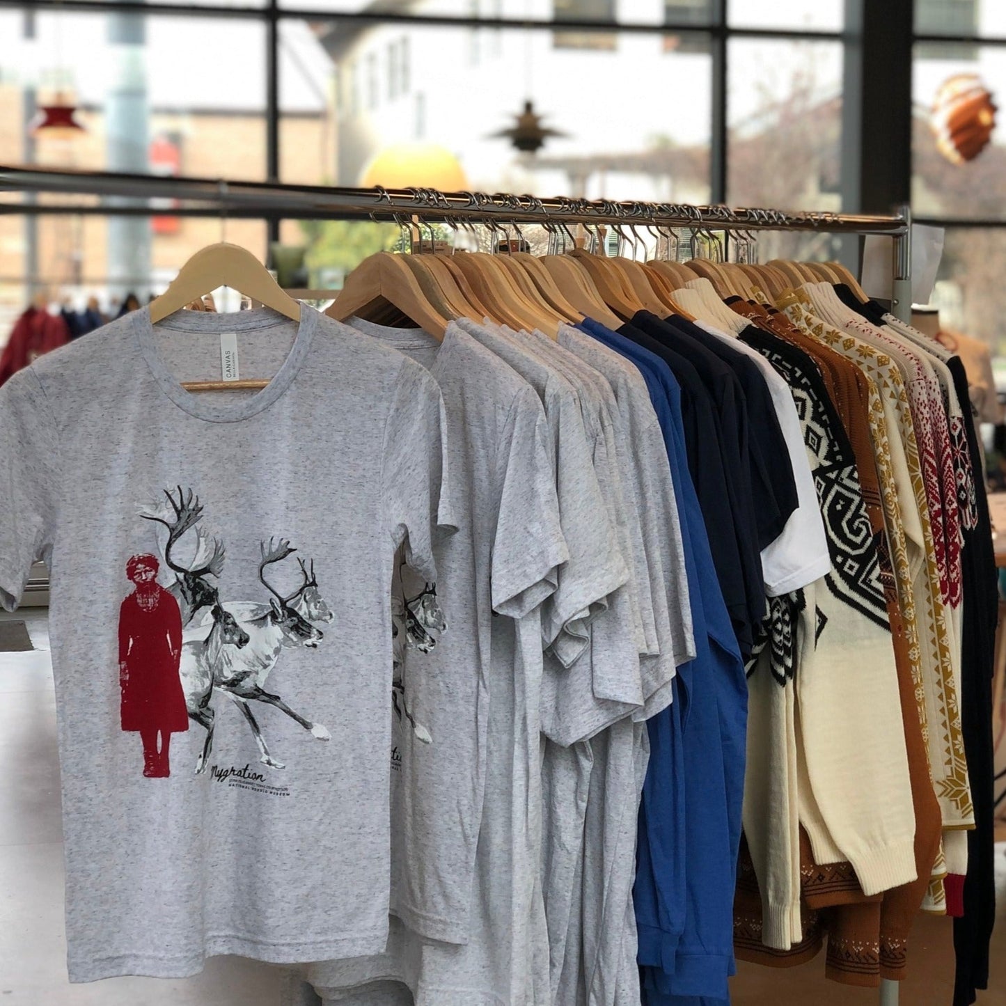 Mygration T-shirt From December 2022 until March 2023, the National Nordic Museum will present Mygration, an exhibition of works by Tomas Colbengtson and Stina Folkebrant. 