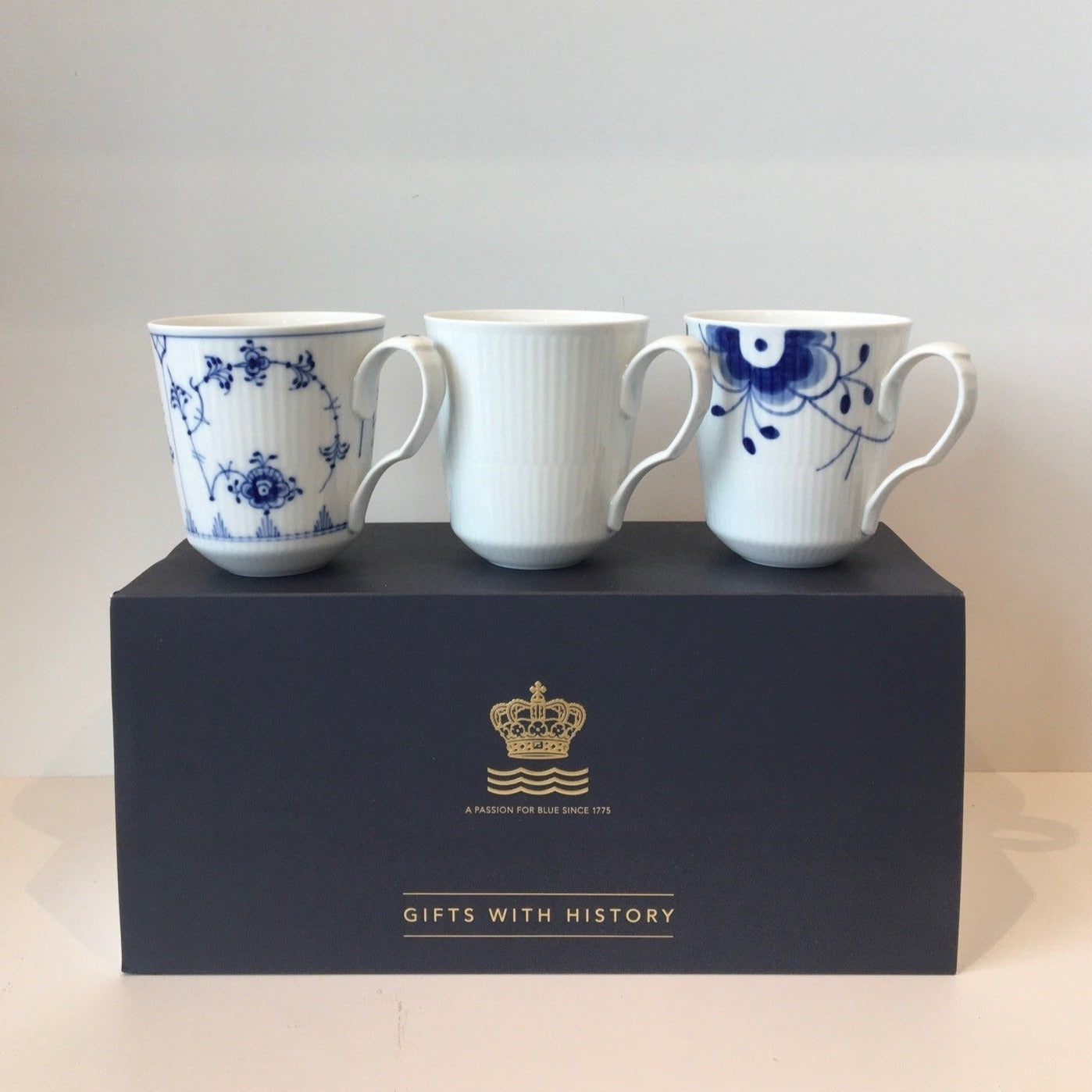 Gifts With History Mug Set Of 3, Royal CopenhagenGifts With History Mug Set Of 3, Royal Copenhagen