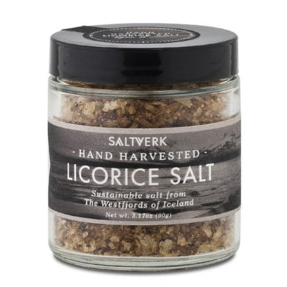 Saltverk Icelandic Salts 90g Jar Licorice salt